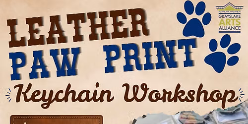 Leather Paw Print Keychain Workshop