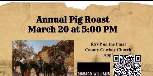 Pinal County Cowboy Church Annual Pig Roast