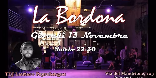Milonga La Bordona - 13 novembre 2025