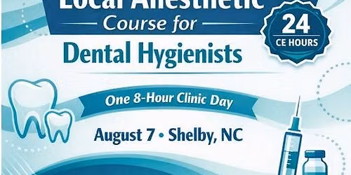 Local Anesthetic Certification Course