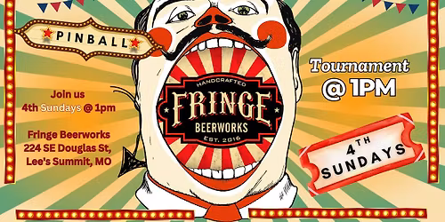 Fringe Fourth Sundays Pinball tournament