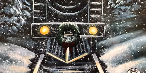 Sip & Paint \ud83d\ude82\u2744\ufe0f\ud83c\udf77