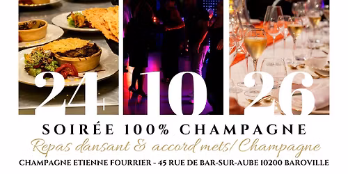 Soir\u00e9e dansante 100% Champagne