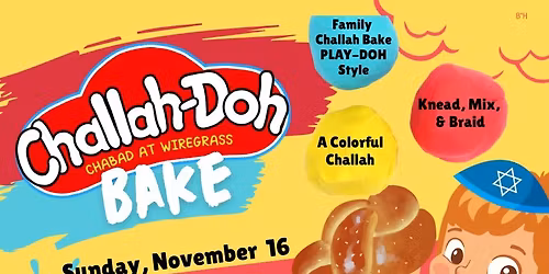 Family Challah Bake PLAY-DOH Style