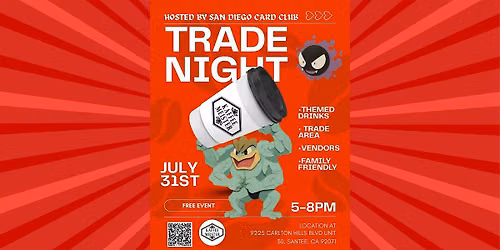 Cards and Coffee Trade Night