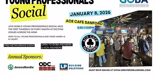 GOBA's Young Professional's Social @ Ace Cafe Sanford