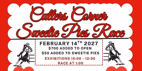 Cutters Corner Sweetie Pies Race $750 ADDED
