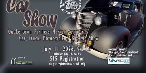 East Penn Modifiers & Quakertown Farmers Market Summer Car, Truck, & Big Rig Show