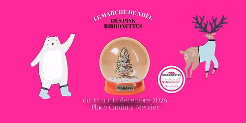 Le march\u00e9 de No\u00ebl des Pink Ribbonettes