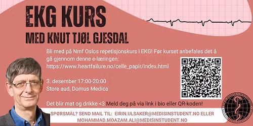 EKG KURS MED KNUT GJESDAL\ud83e\udec0