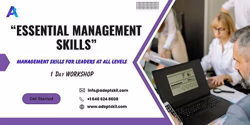 Essential Management Skills Training \u2014 Burlington, ON | 1 Day Workshop
