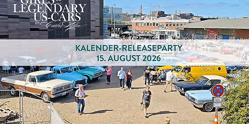 Girls & legendary US-Cars Kalender 2027 | Releaseparty