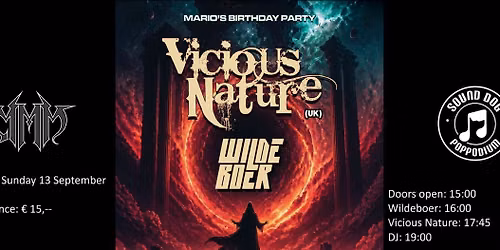 MMMario 62: VICIOUS NATURE (UK) + WILDEBOER
