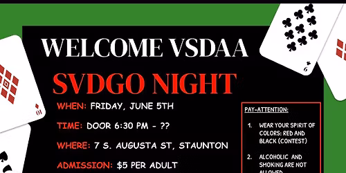 SVDGO Night 