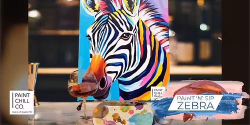 Fareham Paint \u2018n\u2019 Sip - \u201cZebra\u201d