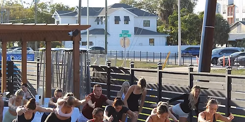 Pilates on the Patio | Giancarlo's x BODYBAR
