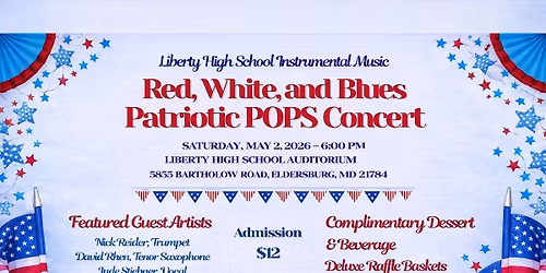 2026 Patriotic Pops Concert - Red, White, and Blues