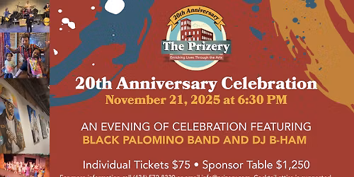 The Prizery's 20th Anniversary Celebration 