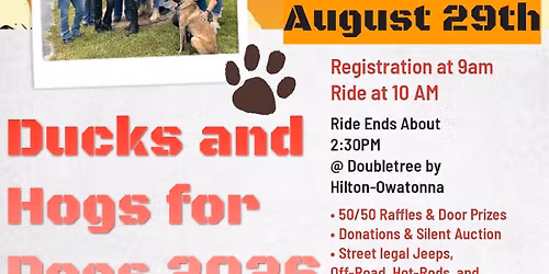Ducks and Hogs for Dogs 2026