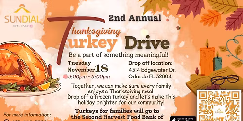 2nd Annual Turkey \ud83e\udd83 Drive!