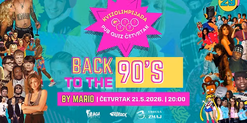 \ud83c\udfa5 Back to the 90s kviz @Klub Palach 29. Kvizolimpijada