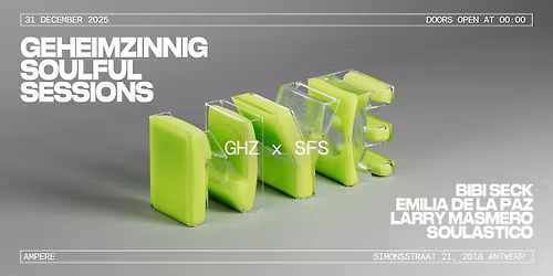 Geheimzinnig x Soulful Sessions - NYE