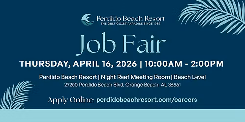 Job Fair: Perdido Beach Resort