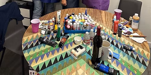 Paint and Sip Los Angeles. Things to do in LA. AzziArt Gallery LA.