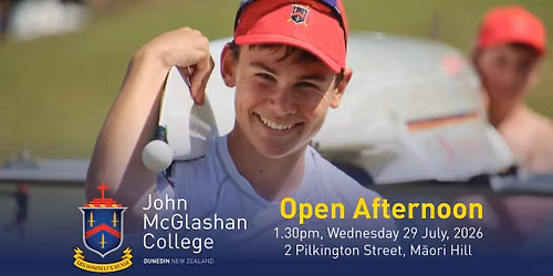 John McGlashan College Open Afternoon 2026