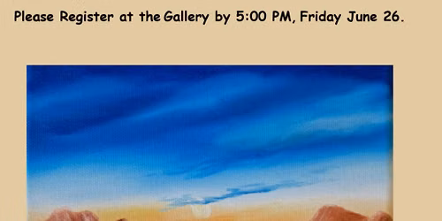 Desert oil painting with Teresa Ebbs