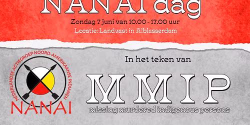NANAI dag 2026 - THEMA MMIP (Missing & Murdered Indigenous People) — Landvast