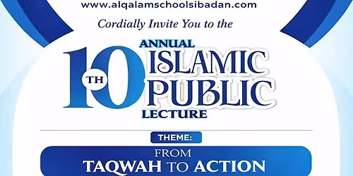 ANNUAL ISLAMIC PUBLIC LECTURE