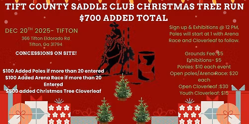 Tift co 1st annual Christmas tree run