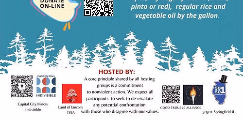 Holiday Cheer No ICE Here Rally & Food Drive