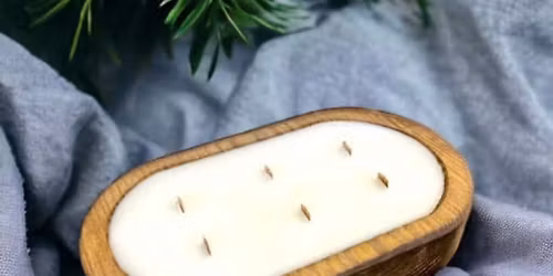 Wooden Doughbowl Candle Workshop