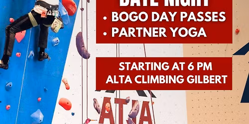 Rock Climbing Date Night