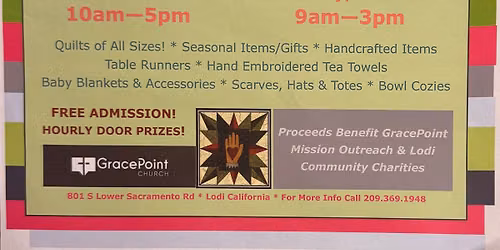 2026 Heart in Hand Quilt & Craft Faire