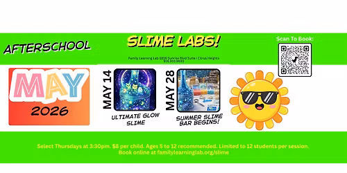 Afterschool Slime Labs: Ultimate Summer Slime Bar 