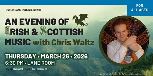 An Evening of Irish and Scottish Music with Chris Waltz