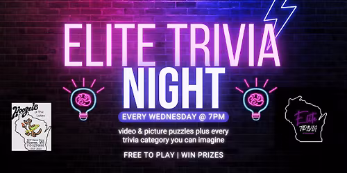 Wednesday Trivia at Hoozels at the Lakes!