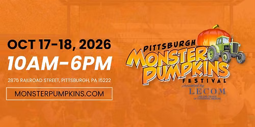 Pittsburgh Monster Pumpkins Festival 2026
