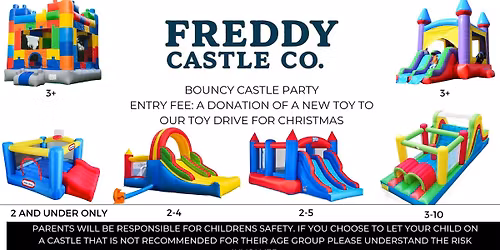 Bounce by Donation Toy Drive by Freddy Castle Co.