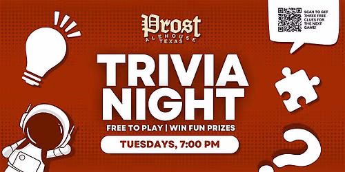 Pflugerville Trivia Night | Prost Alehouse