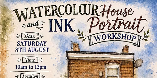Watercolour & Ink House Portrait Workshop