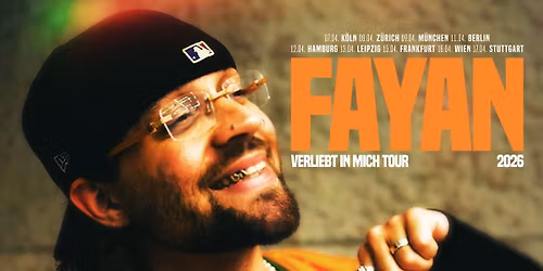 FAYAN \/\/\/ Verliebt In Mich Tour 2026 \/\/\/ Stuttgart