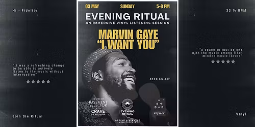 MARVIN GAYE - Evening Ritual - Vinyl Listening Session