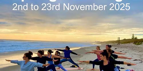 Beach Yoga Spring Challenge 2025