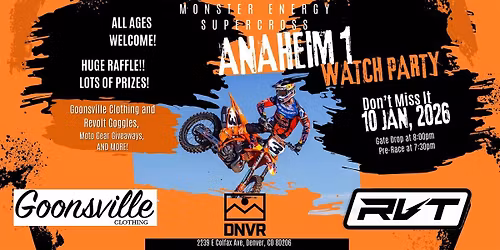 Anaheim 1 Supercross Watch Party at DNVR Bar