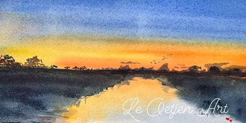 Beginning Watercolor: Marsh Magic!