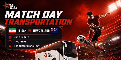 Transporte a Iran v New Zealand Football Match Tour 2